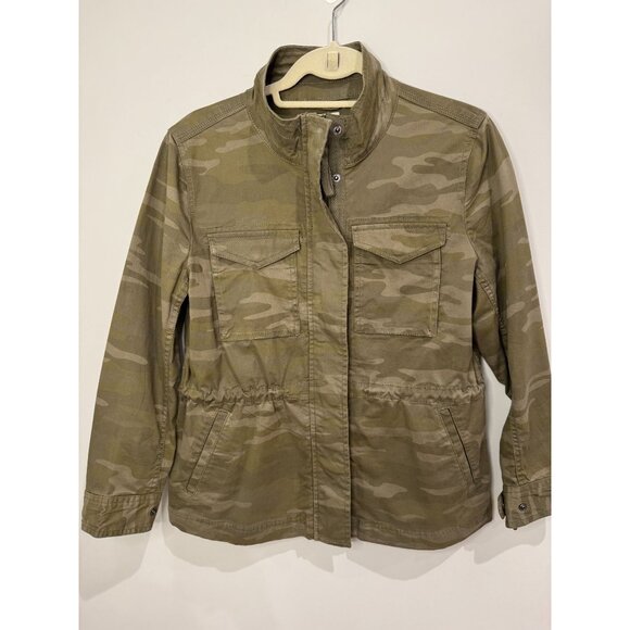 Style & CO Camo Utility Jacket/ Medium petite - Picture 3 of 13